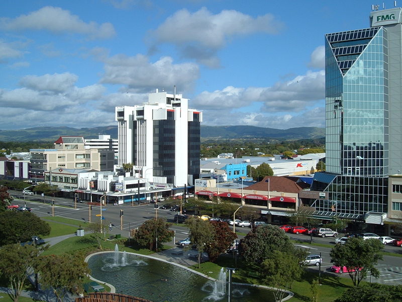 Palmerston North City Centre abd Square